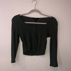 Forever 21 Button Top